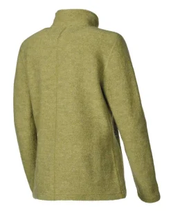 Ivanhoe of Sweden BEATA FULL ZIP, 100% FILTAD ULL — GOLDEN LIME Hot