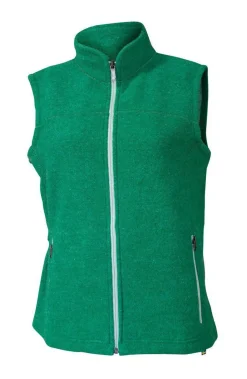 Ivanhoe of Sweden BEATA VEST, 100% FILTAD ULL — PARAKEET Clearance