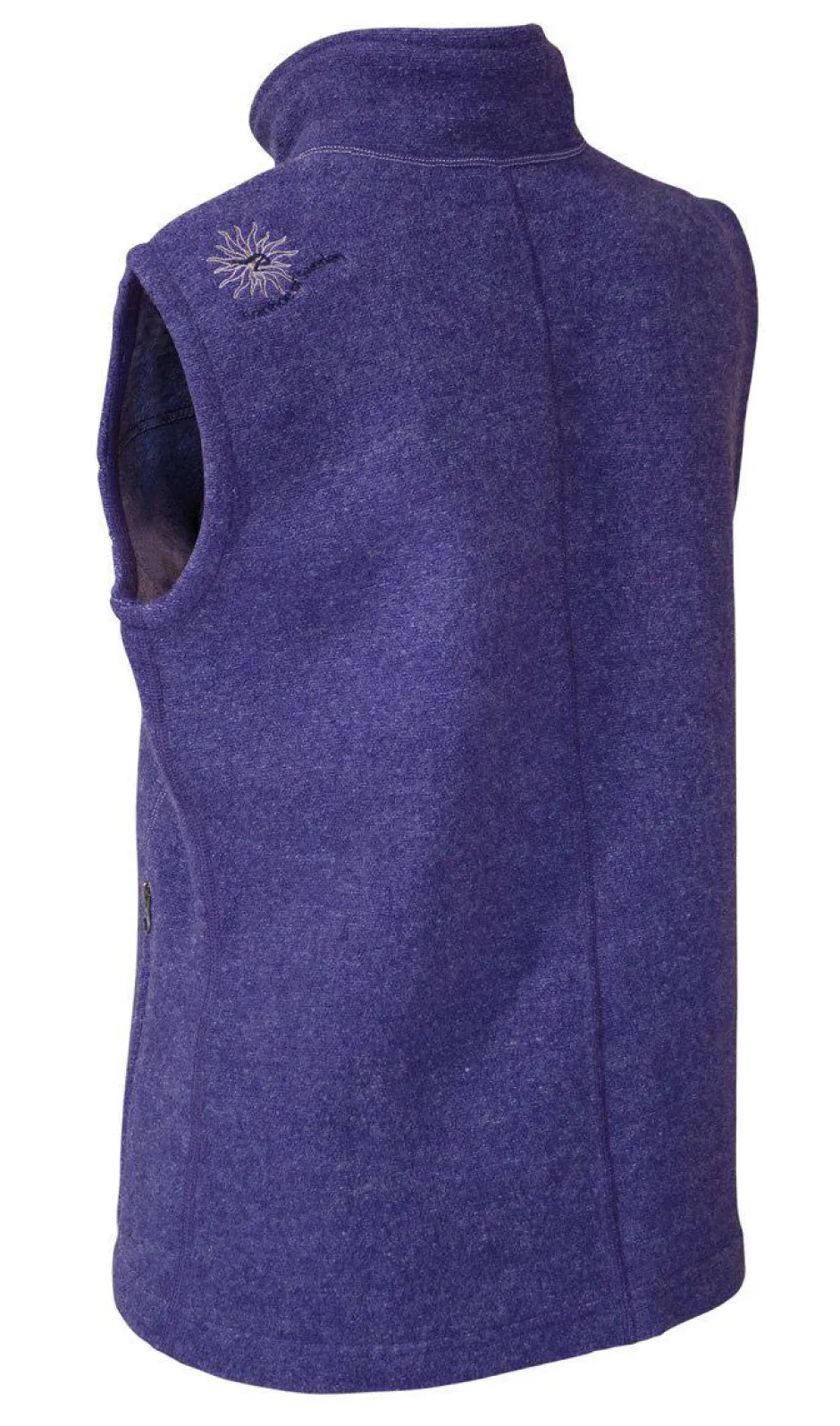 Ivanhoe of Sweden BEATA VEST, 100% FILTAD ULL — PURPLE HAZE New