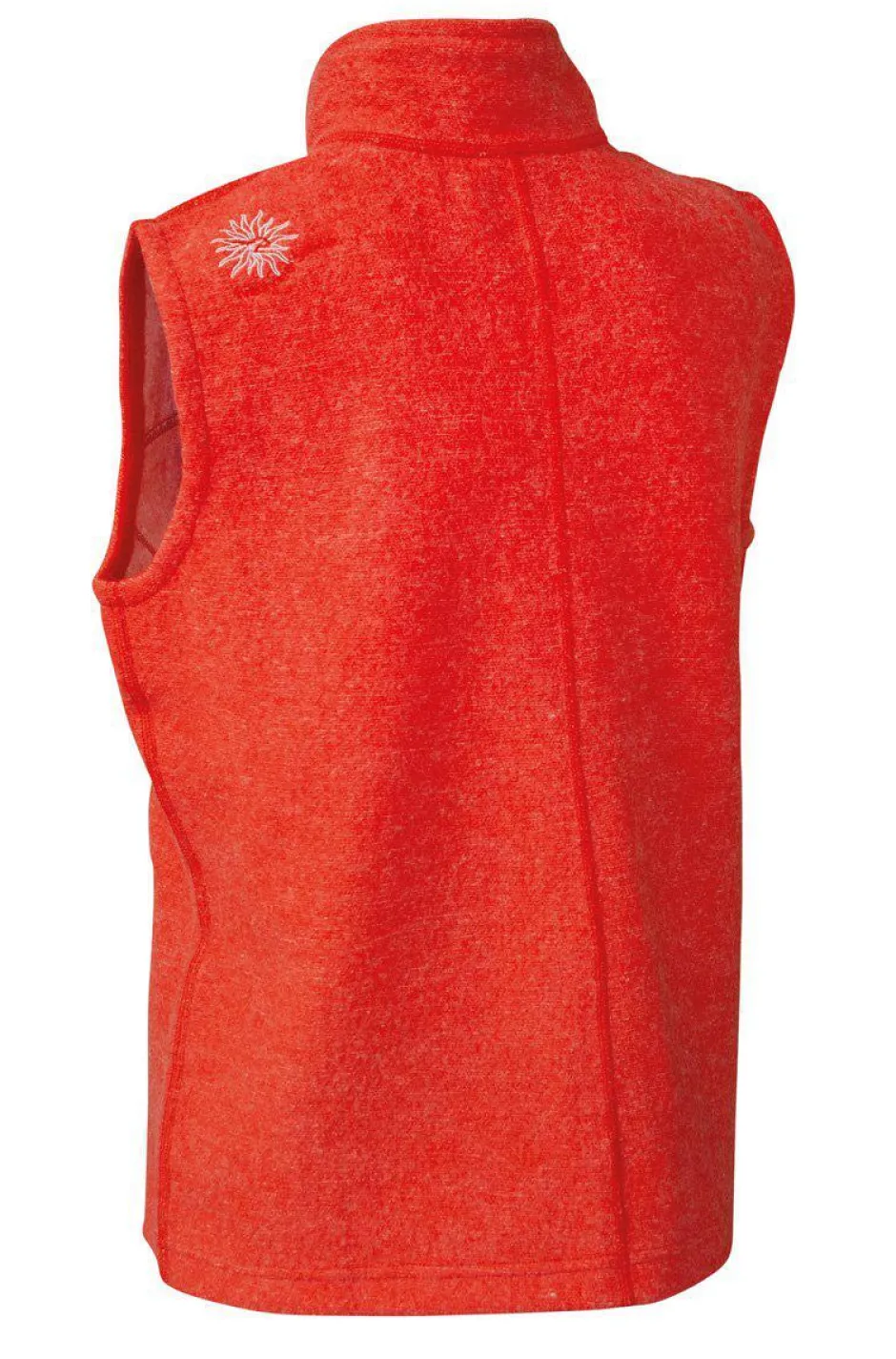 Ivanhoe of Sweden BEATA VEST, 100% FILTAD ULL — MANDARIN RED Fashion