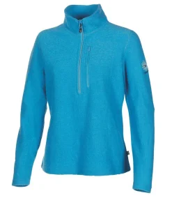 Ivanhoe of Sweden BONNIE HALF ZIP, 98% ULL — TURQUOISE Hot