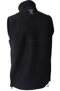 Ivanhoe of Sweden DANTE VEST, 100% FILTAD ULL — BLACK Clearance
