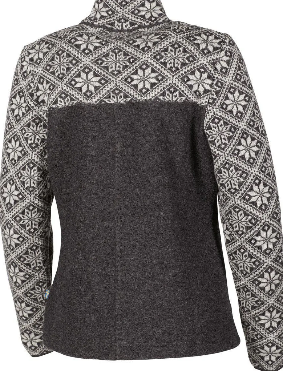 Ivanhoe of Sweden ELLIE FULL ZIP, 100% ULL — GRAPHITE MARL Sale