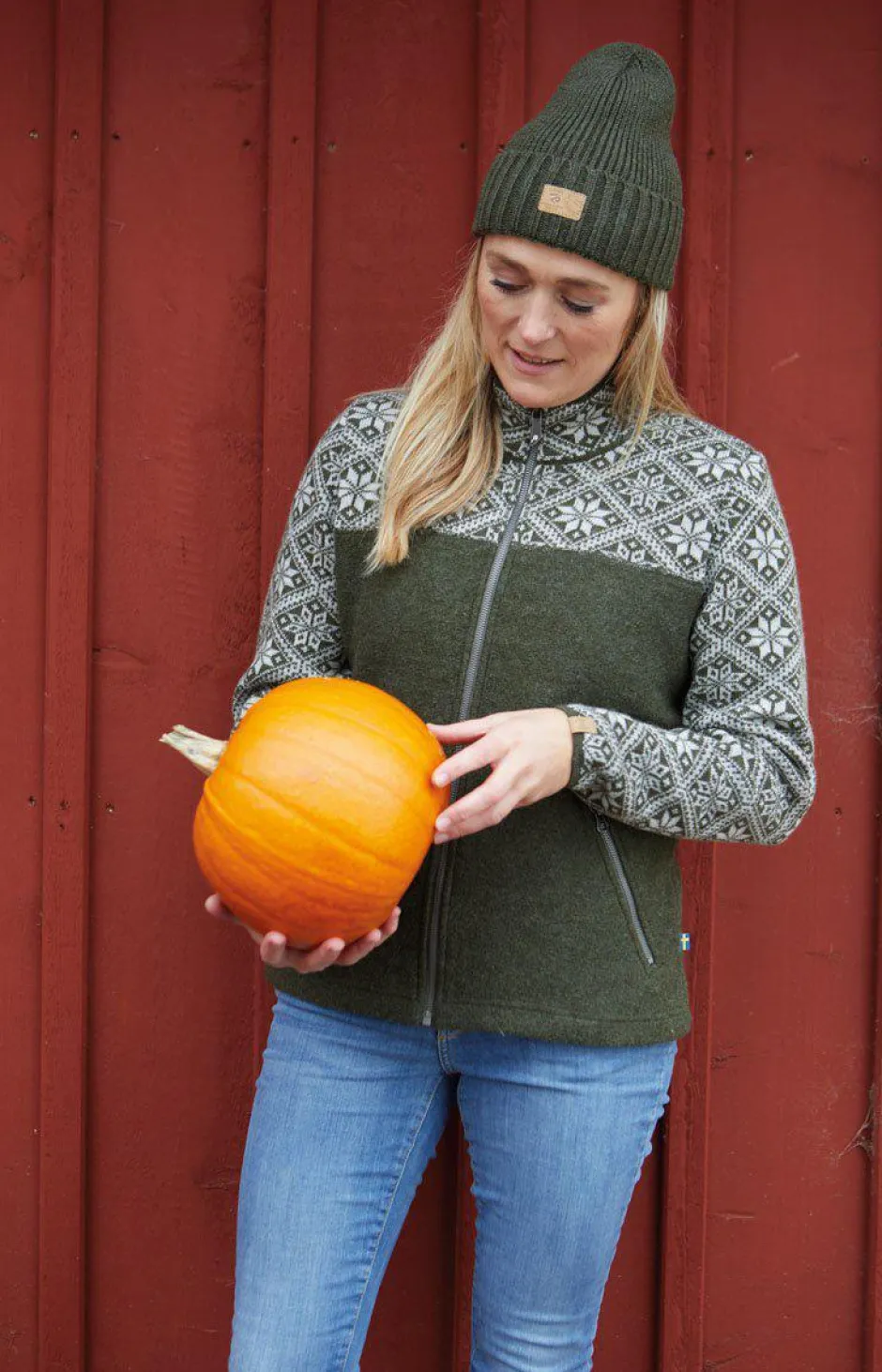Ivanhoe of Sweden ELLIE FULL ZIP, 100% ULL — GRAPHITE MARL Sale