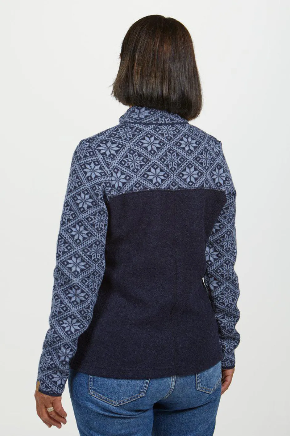 Ivanhoe of Sweden ELLIE FULL ZIP, 100% ULL — GRAPHITE MARL Sale