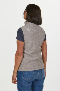Ivanhoe of Sweden FLORA VEST, 60% FILTAD ULL, 40% LYOCELL — JEANS Hot