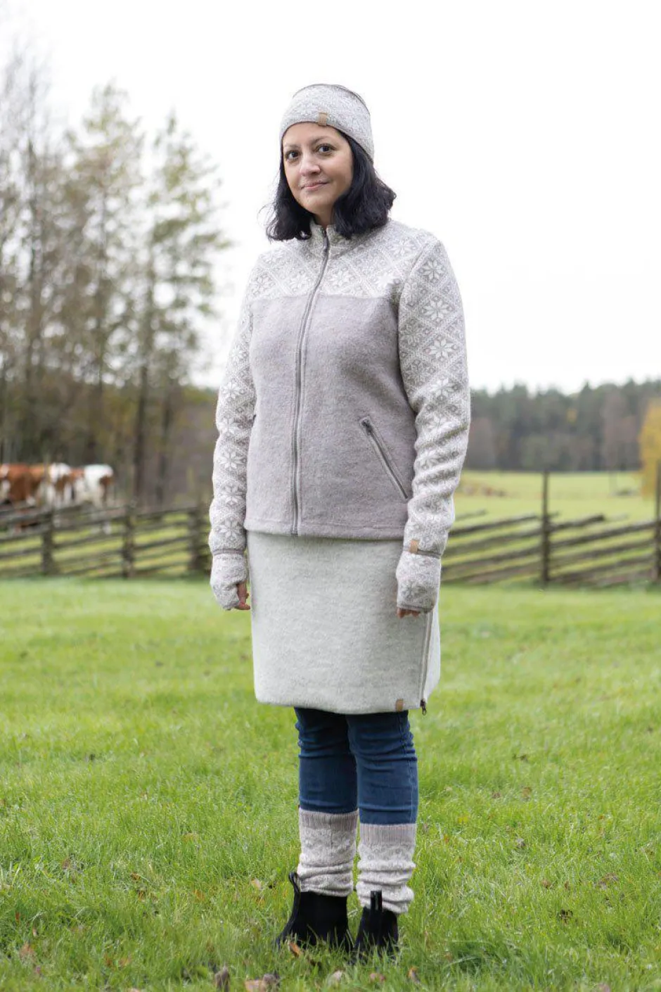 Ivanhoe of Sweden FREYA HEADBAND — DEEP RED Fashion