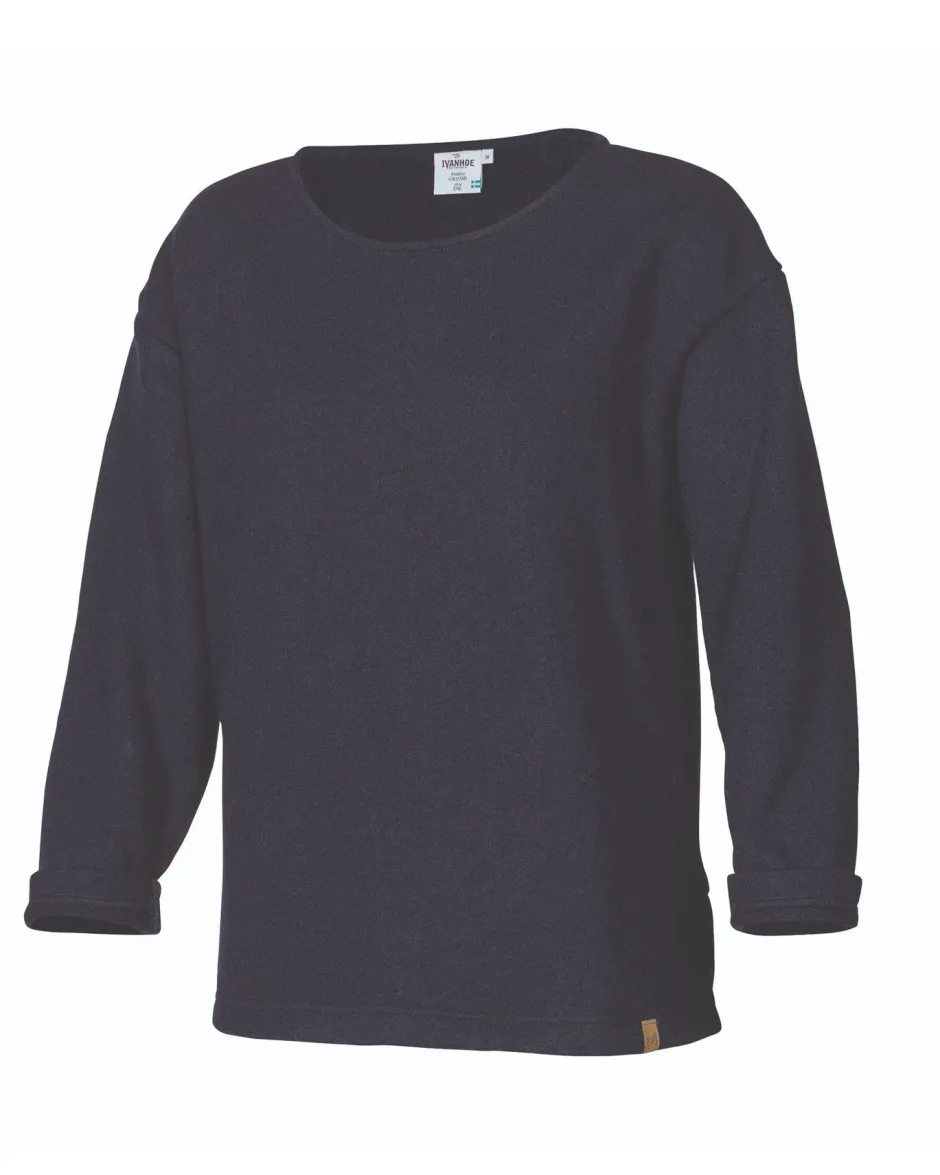 Ivanhoe of Sweden GY BYSTAD SOLID, 60% ULL 40% LYOCEL — NAVY New