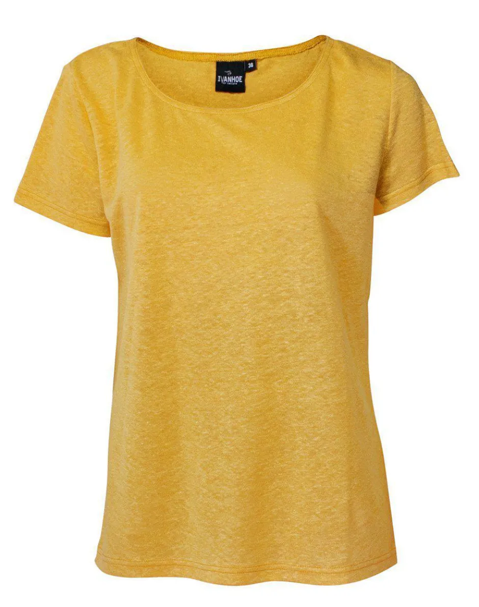 Ivanhoe of Sweden GY LEILA T-SHIRT — GOLDEN ROD Clearance