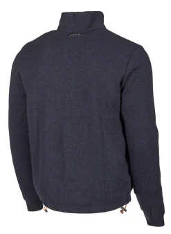 Ivanhoe of Sweden HADAR FULL ZIP WINDBREAKER, 100% EXTRA FINE MERINOULL — NAVY Online