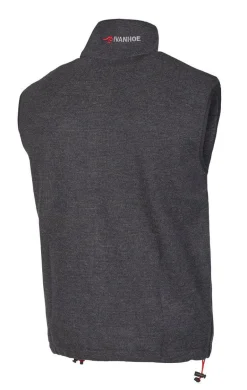 Ivanhoe of Sweden HADAR VEST, 100% EXTRA FINE MERINOULL — GRAPHITE MARL Online