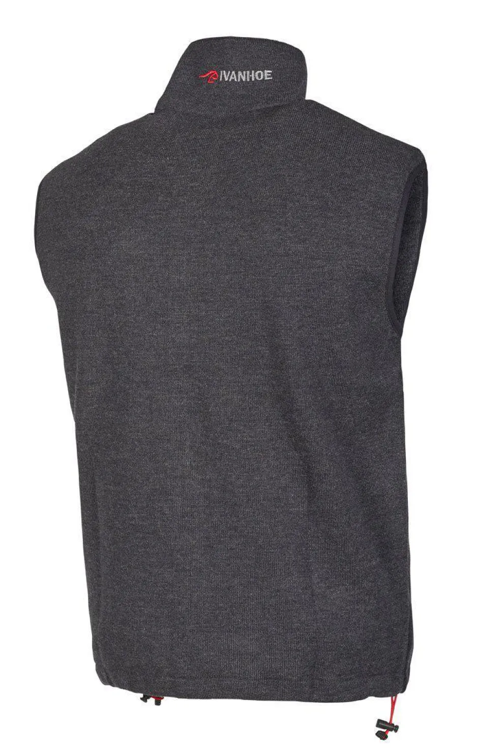 Ivanhoe of Sweden HADAR VEST, 100% EXTRA FINE MERINOULL — GRAPHITE MARL Online