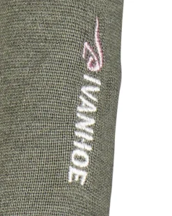 Ivanhoe of Sweden HEDDA FULL ZIP, 100% EXTRA FINE MERINOULL — LICHEN GREEN Outlet