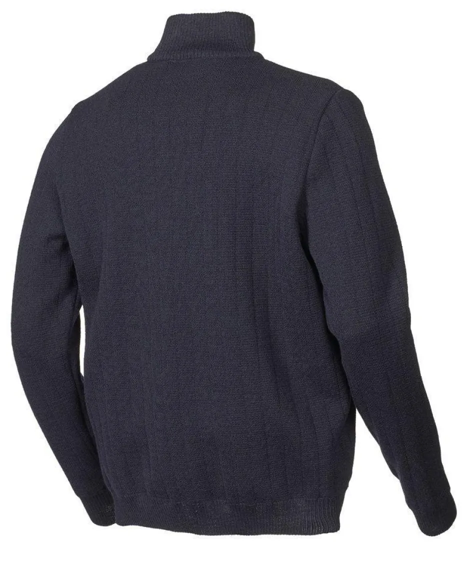 Ivanhoe of Sweden HUGO HALF ZIP, WINDBREAKER, 100% ULL — NAVY Discount