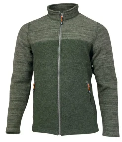 Ivanhoe of Sweden JON FULL ZIP, 100% FILTAD ULL — LODEN GREEN Online