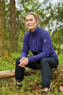 Ivanhoe of Sweden LEONA FULL ZIP, 98% ULL — BLACK Online