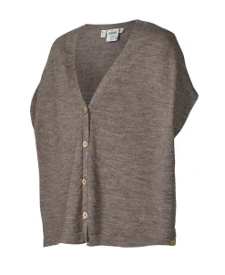 Ivanhoe of Sweden NLS POPPY PONCHO, 100% OFÄRGAD ULL — NUTMEG Outlet