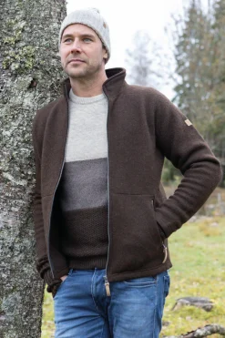 Ivanhoe of Sweden NLS SAP FULL ZIP, 100% OFÄRGAD ULL — BIRCH Best
