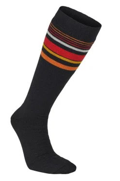 Ivanhoe of Sweden RETRO-SKI SOCK — BLACK Clearance