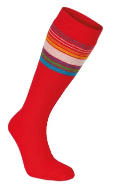 Ivanhoe of Sweden RETRO-SKI SOCK — CHILLI RED Hot