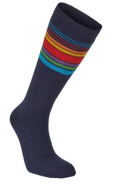 Ivanhoe of Sweden RETRO-SKI SOCK — NAVY Hot