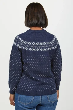 Ivanhoe of Sweden SIRE CREWNECK, 100% ULL — RUBY WINE Sale