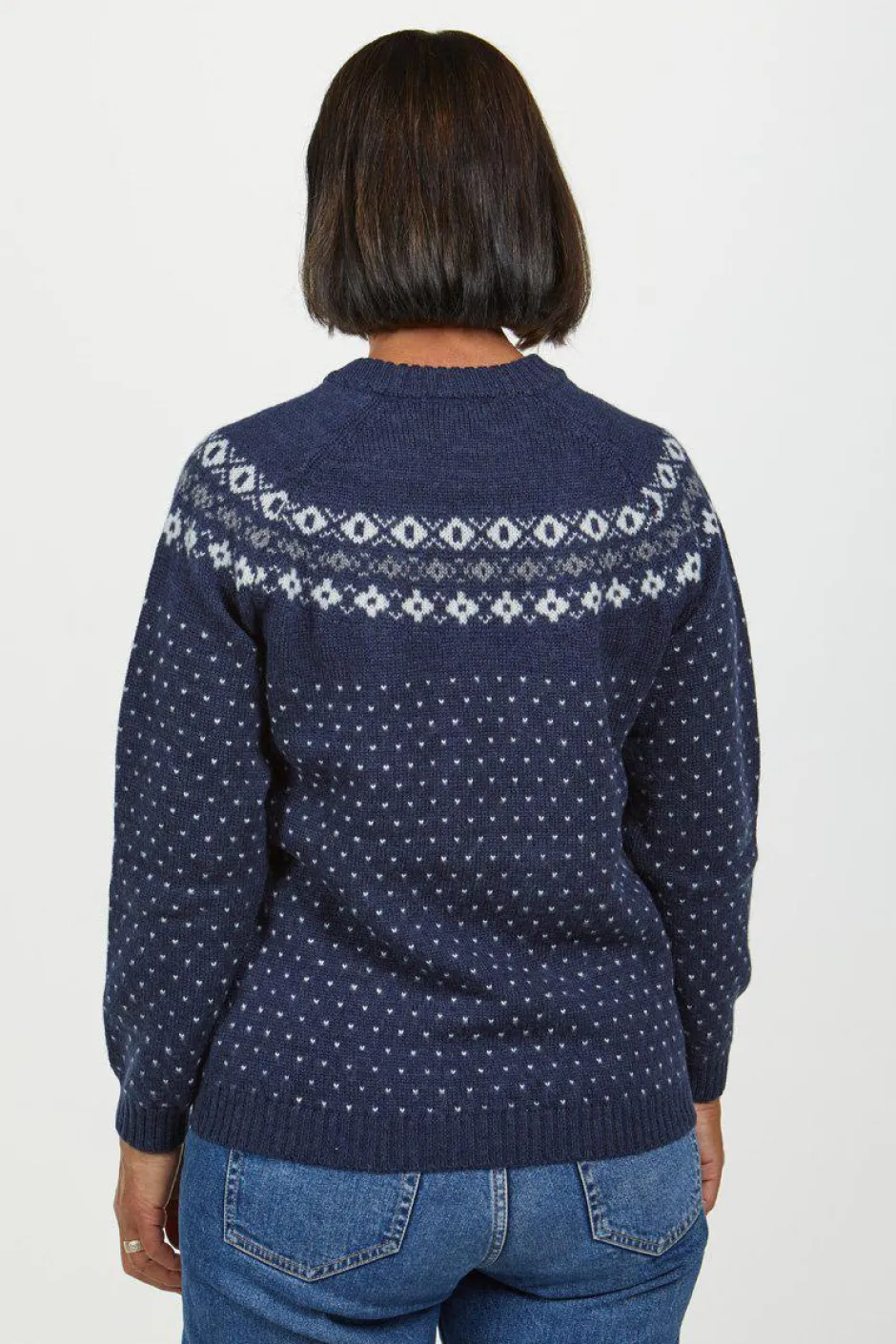 Ivanhoe of Sweden SIRE CREWNECK, 100% ULL — RUBY WINE Sale