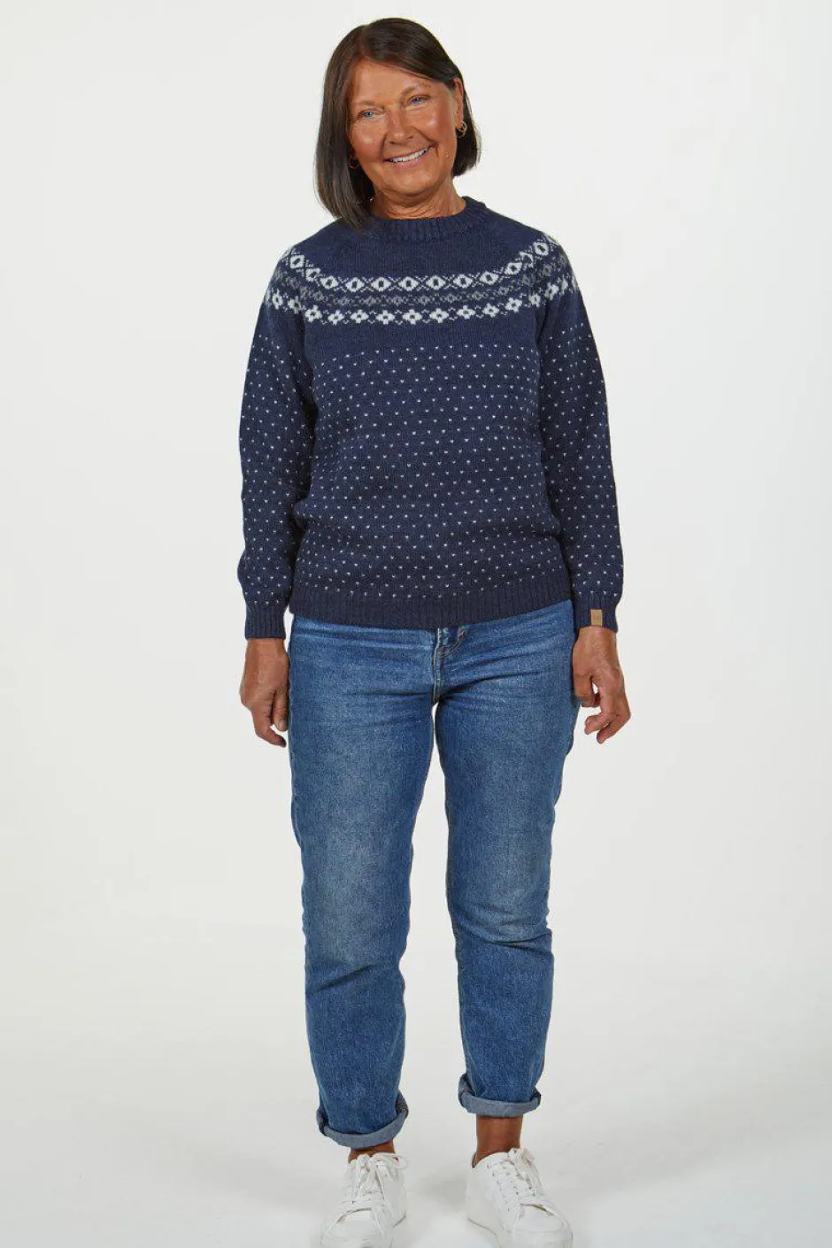 Ivanhoe of Sweden SIRE CREWNECK, 100% ULL — WINTER WHITE Best