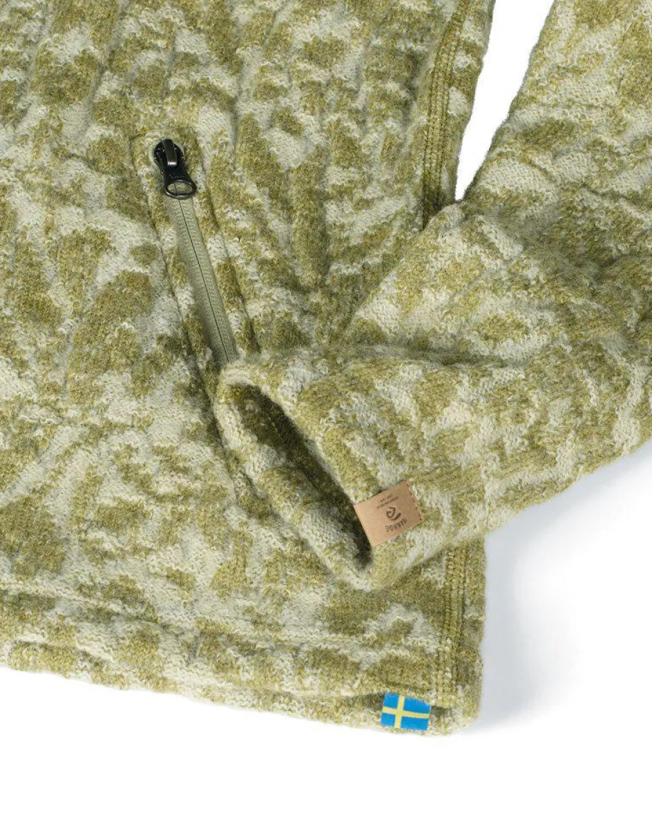 Ivanhoe of Sweden TUVA JAQUARD, 100% FILTAD ULL — GOLDEN LIME Fashion