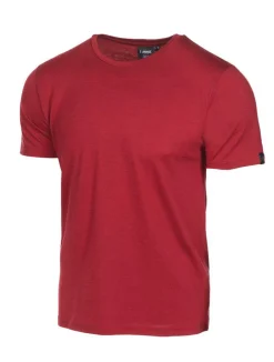 Ivanhoe of Sweden UNDERWOOL CEASAR T-SHIRT — ROYAL CHERRY Best