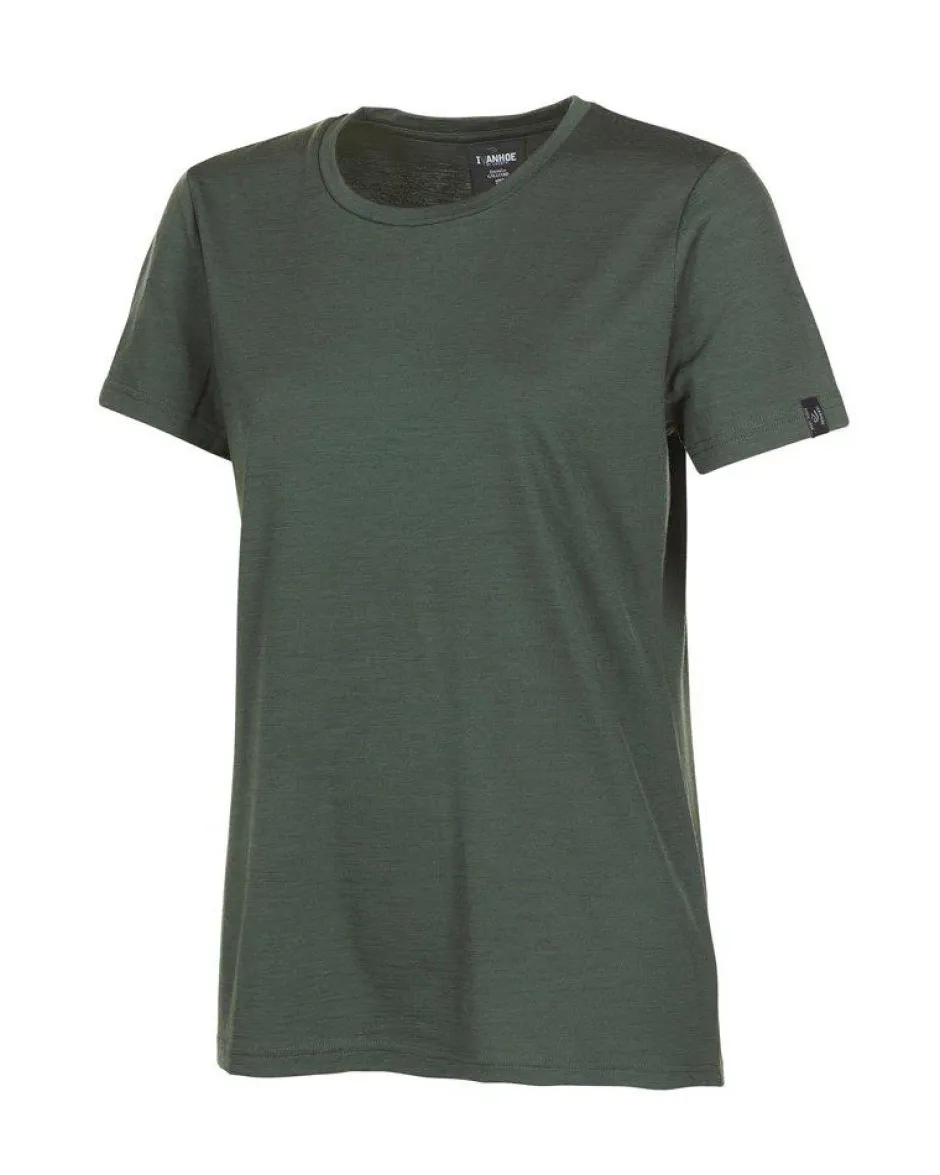 Ivanhoe of Sweden UNDERWOOL CILLA T-SHIRT — RIFLE GREEN Discount