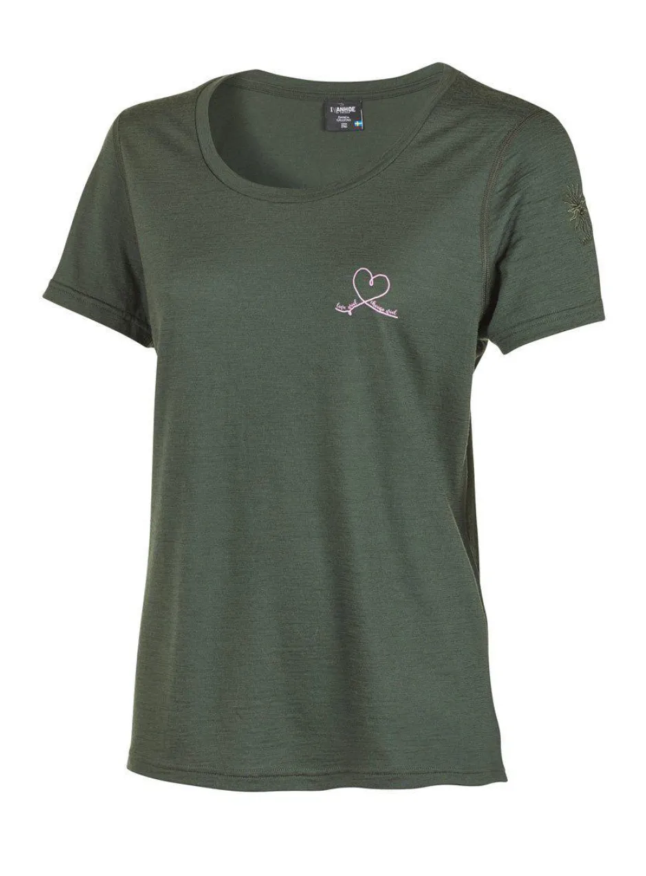 Ivanhoe of Sweden UNDERWOOL MEJA HEART — RIFLE GREEN Fashion