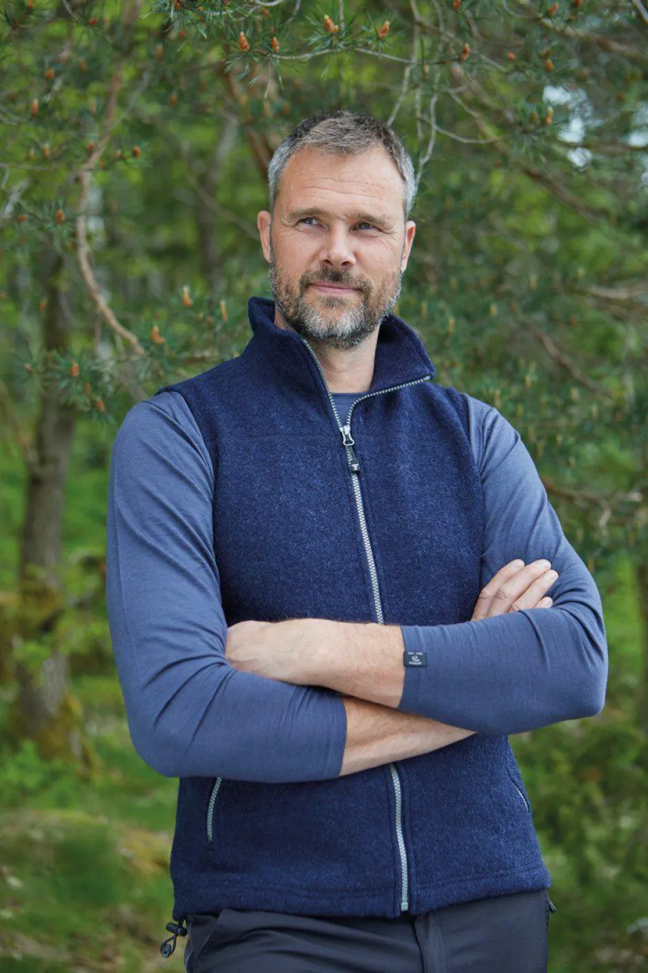 Ivanhoe of Sweden UNDERWOOL MERINO LONG SLEEVE MALE — GRAPHITE MARL Fashion