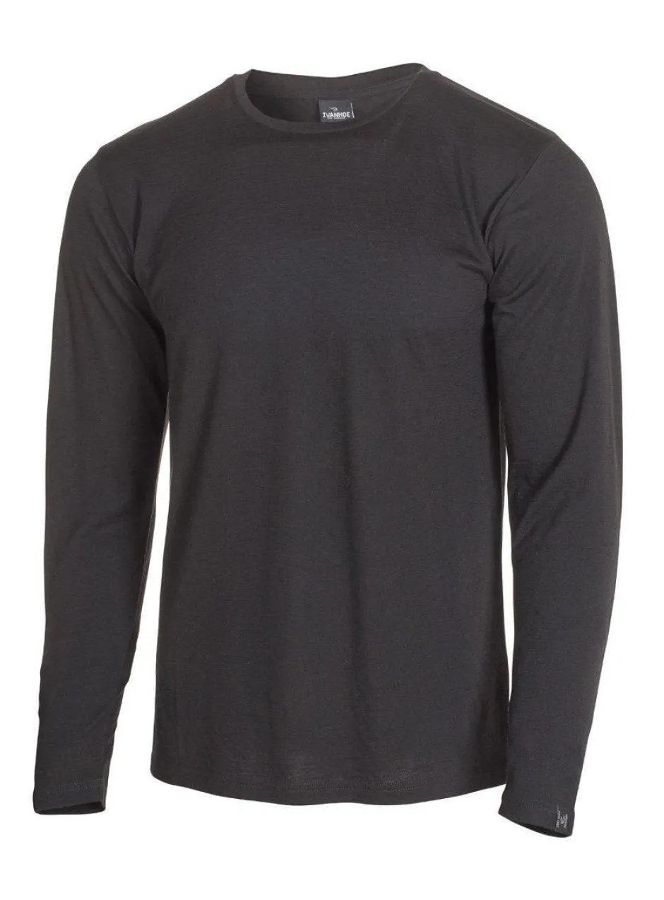 Ivanhoe of Sweden UNDERWOOL MERINO LONG SLEEVE MALE — BLACK Discount