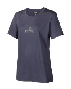 Ivanhoe of Sweden UW CILLA VINE, 100% EXTRA FIN MERINO ULL — STEELBLUE Outlet