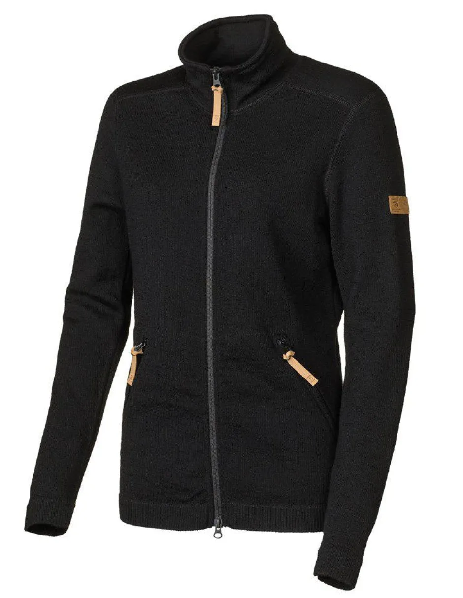 Ivanhoe of Sweden VANJA FULL ZIP, 69% ULL — BLACK New