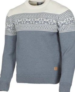 Ivanhoe of Sweden VIDAR CREWNECK, 100% ULL — ZEN BLUE Fashion