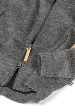Ivanhoe of Sweden VOLMAR FULL ZIP, 69% ULL — GREY Clearance