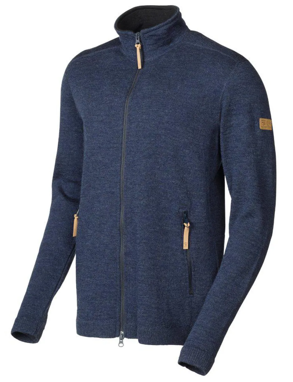 Ivanhoe of Sweden VOLMAR FULL ZIP, 69% ULL — LIGHT NAVY Discount