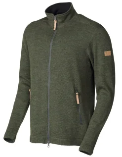 Ivanhoe of Sweden VOLMAR FULL ZIP, 69% ULL — LODEN GREEN Discount