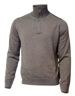 Ivanhoe of Sweden WILFRED WINDBREAKER, 100% EXTRA FINE MERINOULL — DARK KHAKI Sale