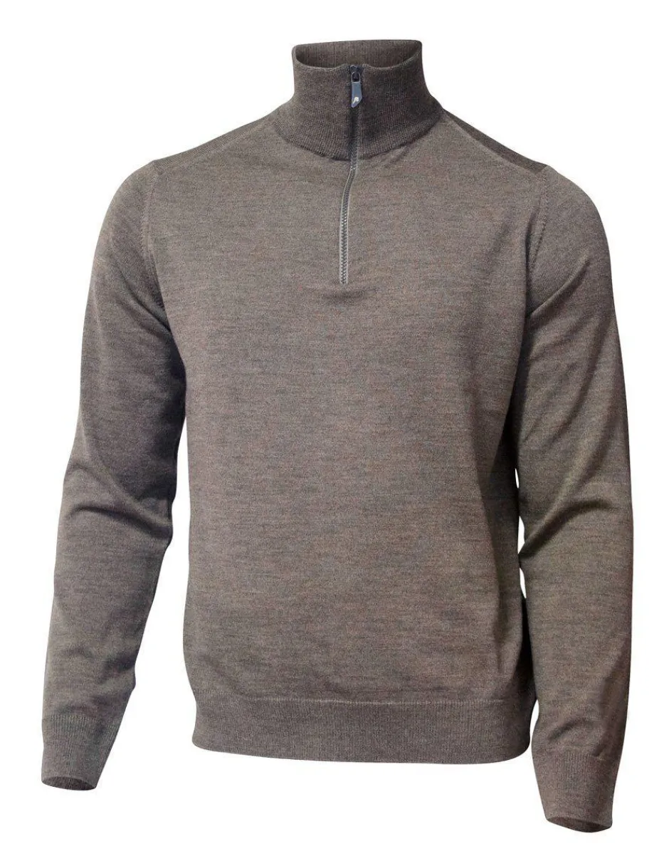 Ivanhoe of Sweden WILFRED WINDBREAKER, 100% EXTRA FINE MERINOULL — DARK KHAKI Sale