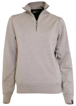 Ivanhoe of Sweden WILMA WINDBREAKER, 100% EXTRA FINE MERINOULL — STONE Clearance