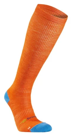 Ivanhoe of Sweden WOOL SOCK COMPRESSION — ORANGE Hot