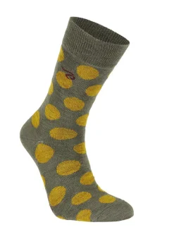 Ivanhoe of Sweden WOOL SOCK DOT — LODEN GREEN Discount