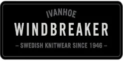 Ivanhoe of Sweden YORK FULL ZIP WINDBREAKER, 100% EXTRA FINE MERINOULL — GRAPHITE MARL Discount