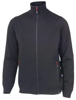 Ivanhoe of Sweden YORK FULL ZIP WINDBREAKER, 100% EXTRA FINE MERINOULL — BLACK Online