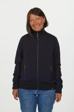 Ivanhoe of Sweden YORK FULL ZIP WINDBREAKER, 100% EXTRA FINE MERINOULL — BLACK Online