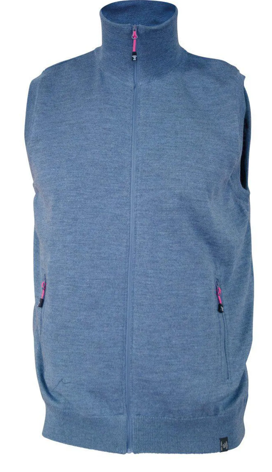 Ivanhoe of Sweden YORK VEST WINDBREAKER , 100% EXTRA FINE MERINOULL — DENIM Fashion