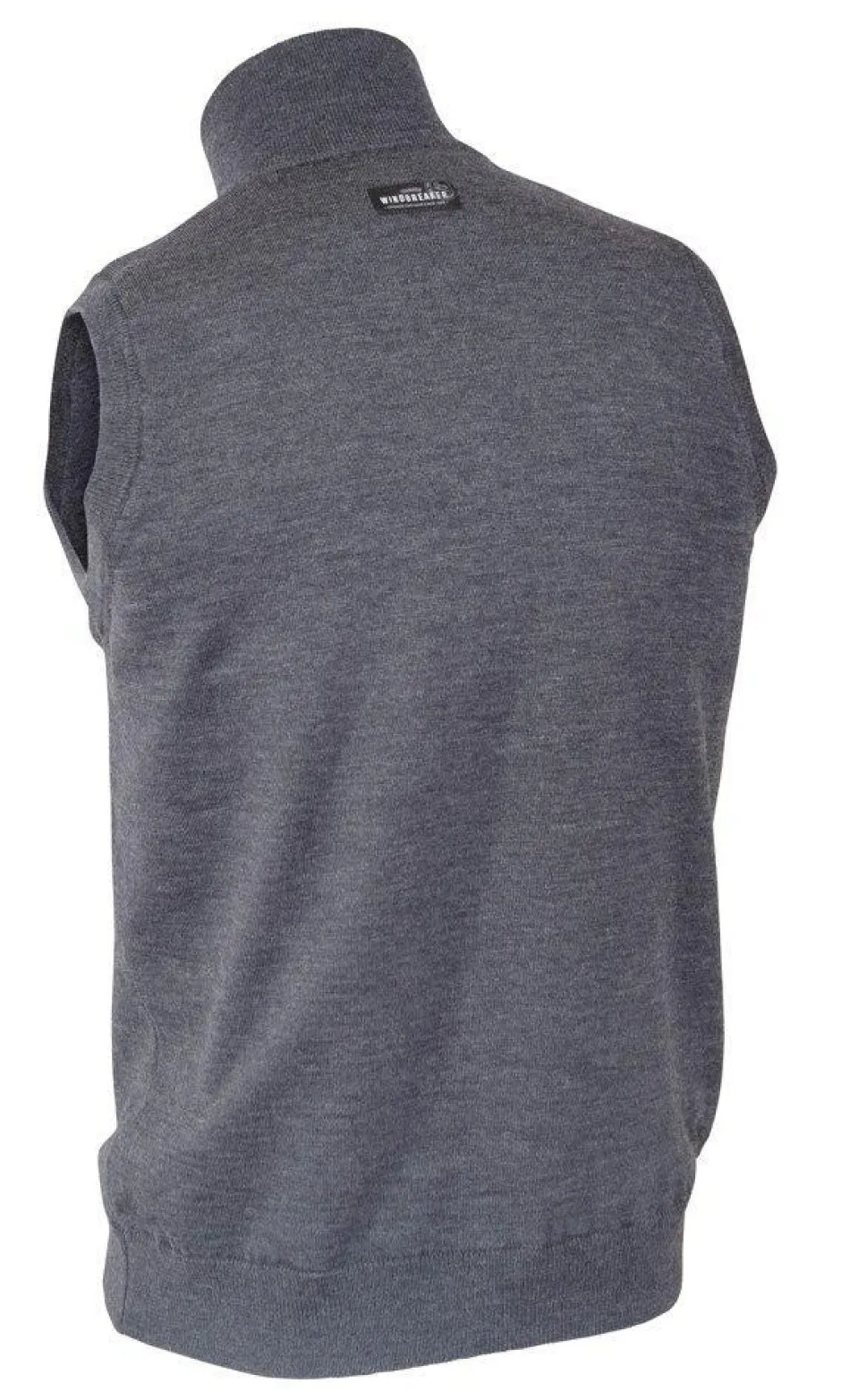 Ivanhoe of Sweden YORK VEST WINDBREAKER , 100% EXTRA FINE MERINOULL — GRAPHITE MARL Sale